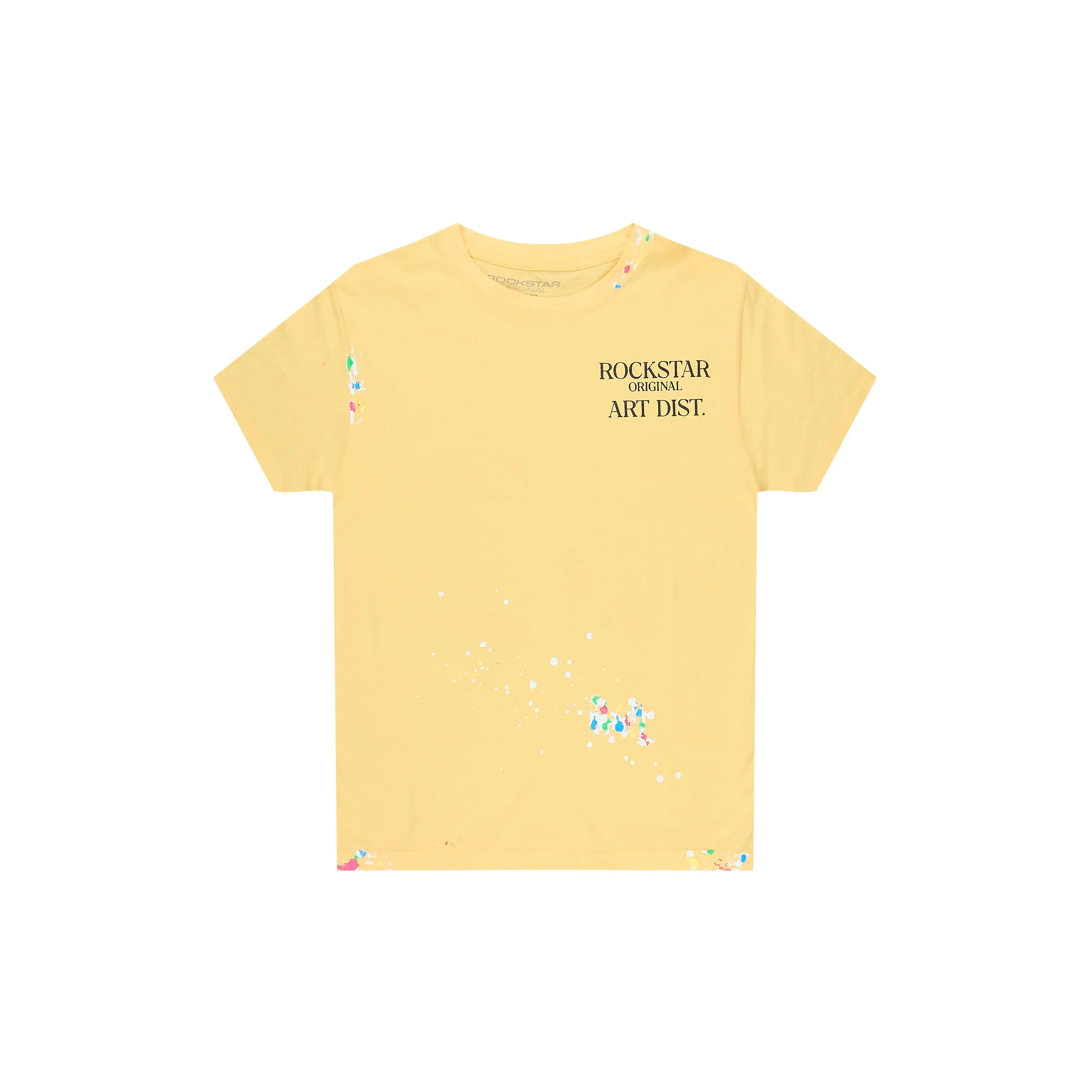 Boys Palmer Light Yellow Graphic T-Shirt