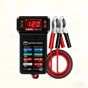 Smart Car Automotive Battery Tester for Home Self-Check and Repair Shop Use, One-Press Diagnosis for Lifespan and Capacity, Quick Fault Detection with Intuitive Data Display