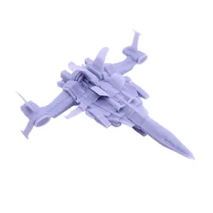 Warp Hunter - 3 Inch - Spaceship Model for Tabletop Sci-Fi Games DIY Painting