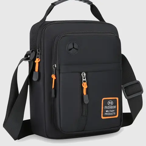 Men's Crossbody Bag, Crossbody Messenger Bag, Large Capacity Oxford Fabric, Multi-Functional Design, Multiple Pockets, Adjustable Shoulder Strap, Daily Use, Zipper Crossbody Bag, Multifunctional Crossbody Bag