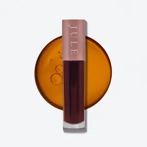 JULE Privé Lip Oil - Orange Honey Brown Oil with Jojoba Oil & Vitamin E for All Skin Types Vegan Cruelty-Free Moisturizing Lip Treatment Lipstick Makeup