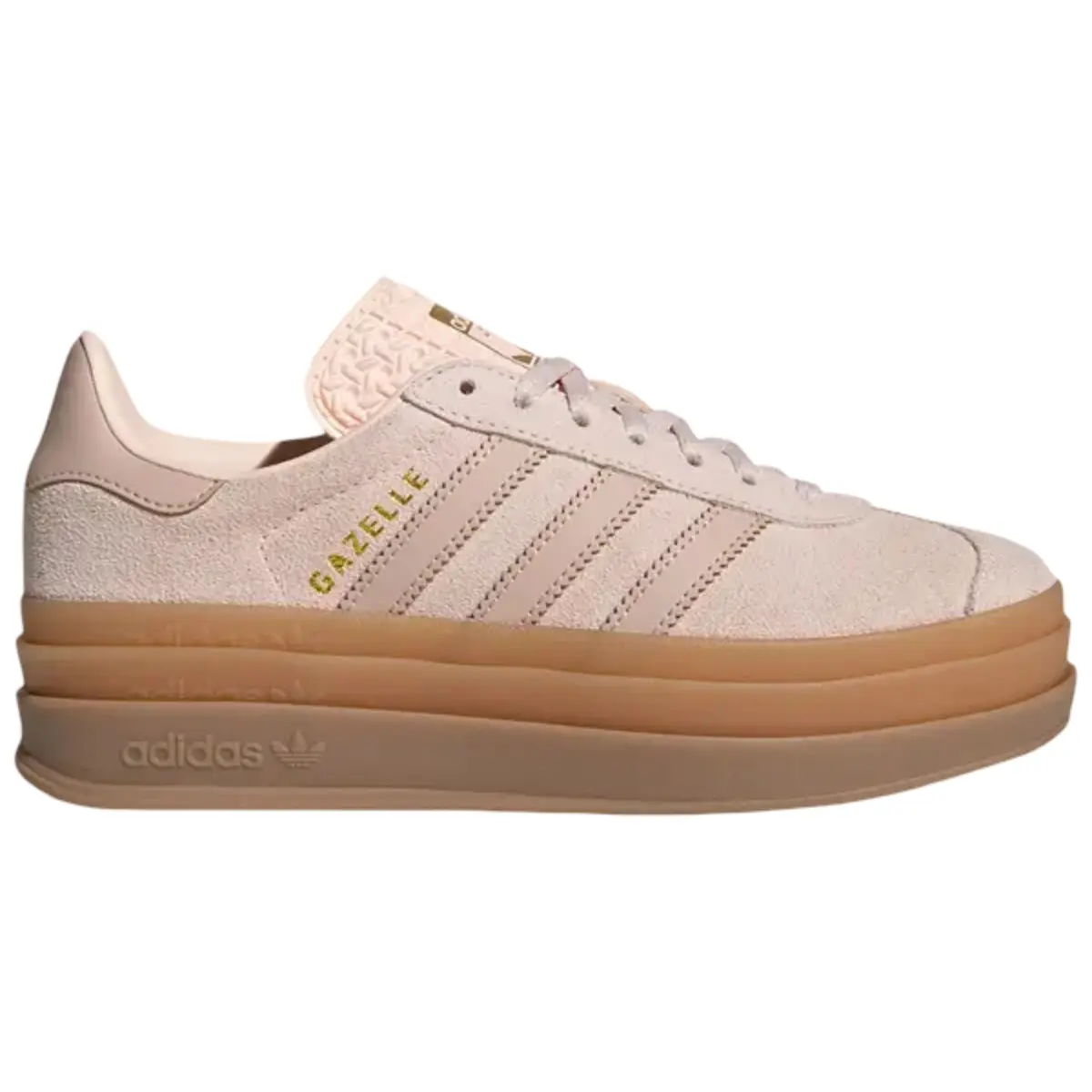 adidas Gazelle Bold Wonder Quartz Wonder Taupe Gum Youth Fashion Shoes New
