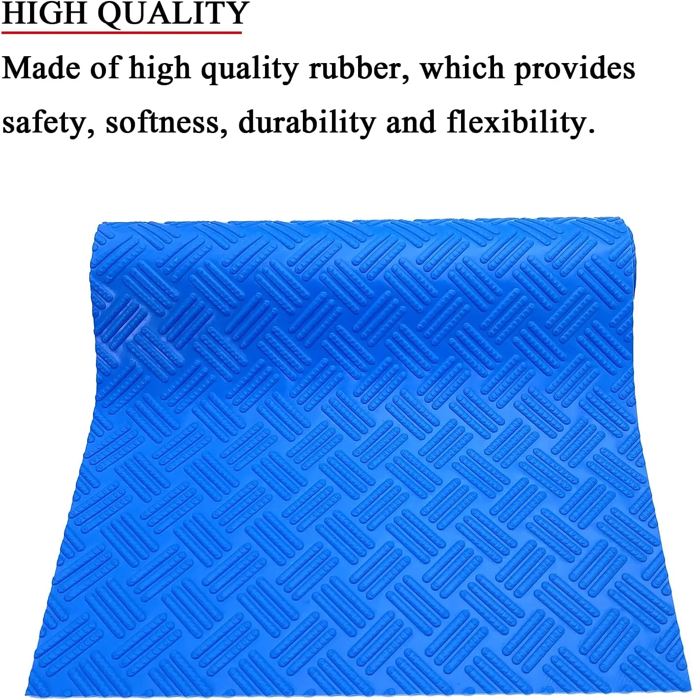 Swimming Pool Ladder Mat - Protective Pool Ladder Pad Step Mat with Non-Slip Texture, Blue Medium Pool Step Mat, 36 inch X 9 inch