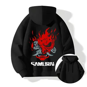[New Version] Samurai Reunion Tour Hoodie Classic Samurai Band Pullover Cyberpunk Samurai Top Sweatshirt Hoodie