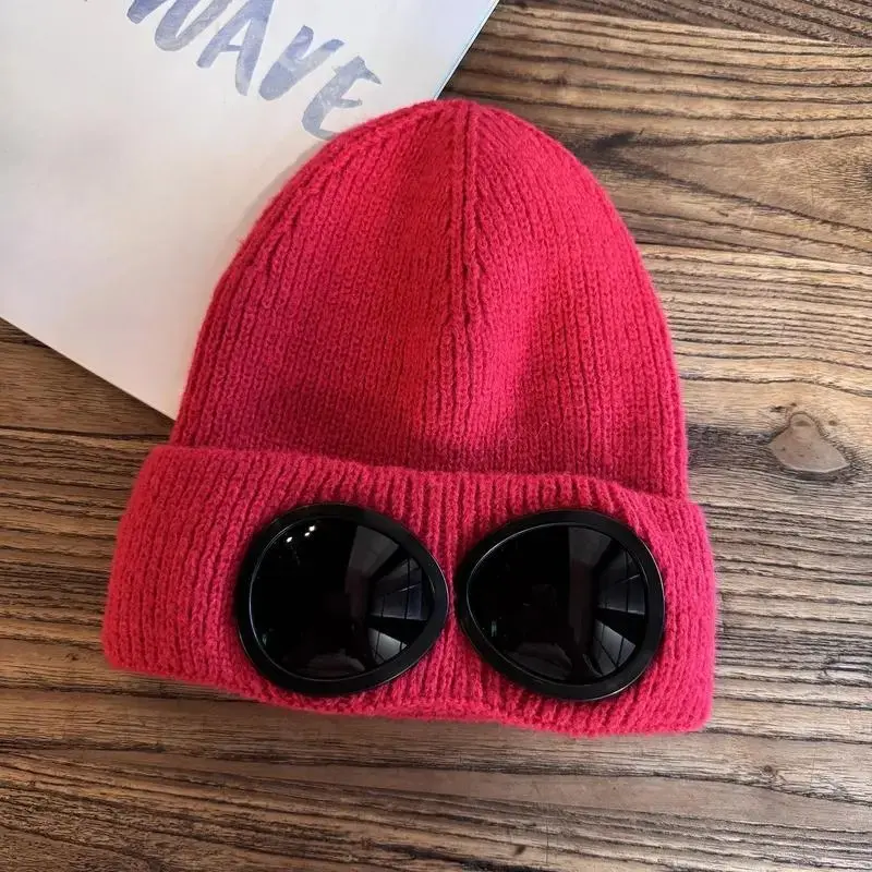 Unisex Tie Dye Cotton Winter Hat - Windproof Outdoor Cap with Built-In Goggles and Face Cover for Business Commute, Engagement, Ceremony, Fashion Apparel, Goggle Inset, Auspicious, Casual