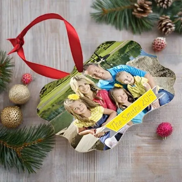 Christmas Ornament - 2.76 x 3.95 Benelux Custom Christmas Ornaments Family Pictures, First Christmas, Birth announcement custom photo