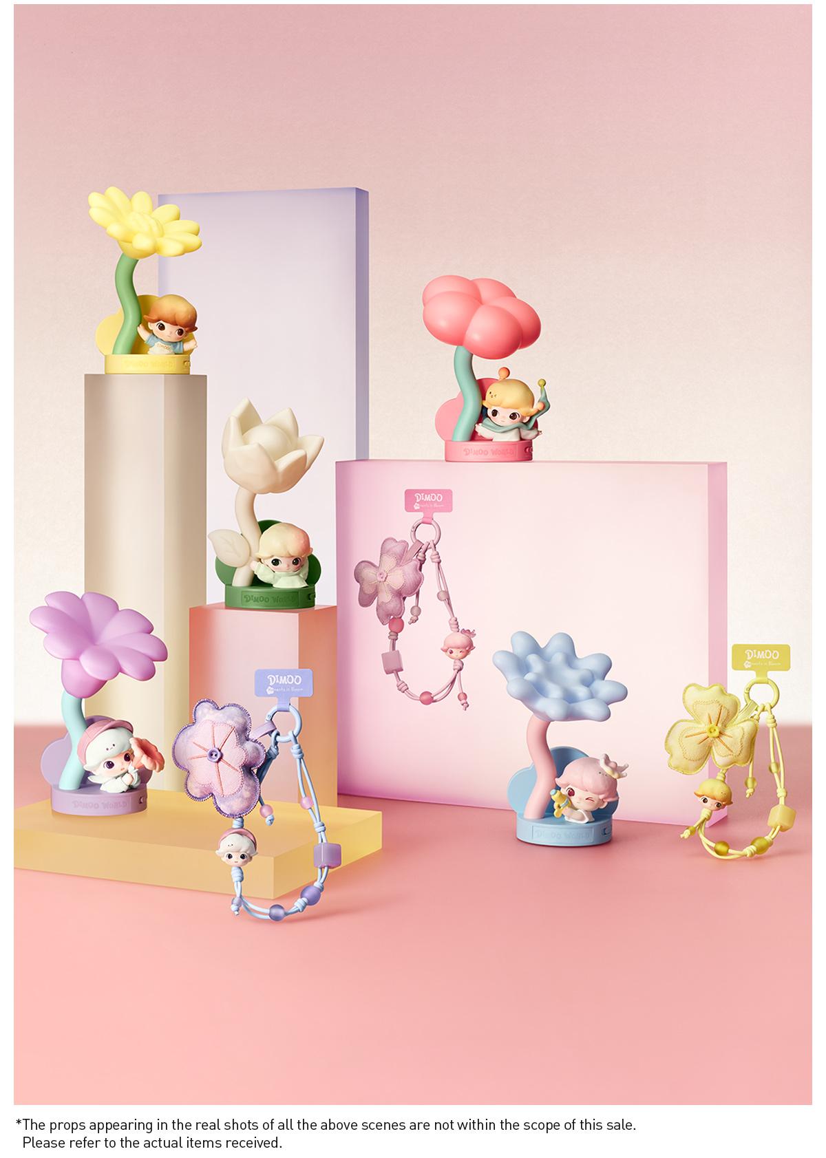 POP MART DIMOO Moments in Bloom Series-Decorative Charm Blind Box [ship by Apr.20th]