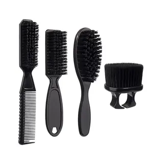 4 Pcs Beard Brush Neck Duster Brush Beard Cleaning Brush Hair Styling Brush