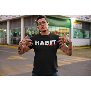 Habit of Living  T-shirt Typography