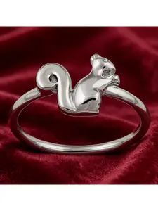 Simple, fashionable, classic, cute forest squirrel women's ring suitable for daily holidays, women's jewelry gifts