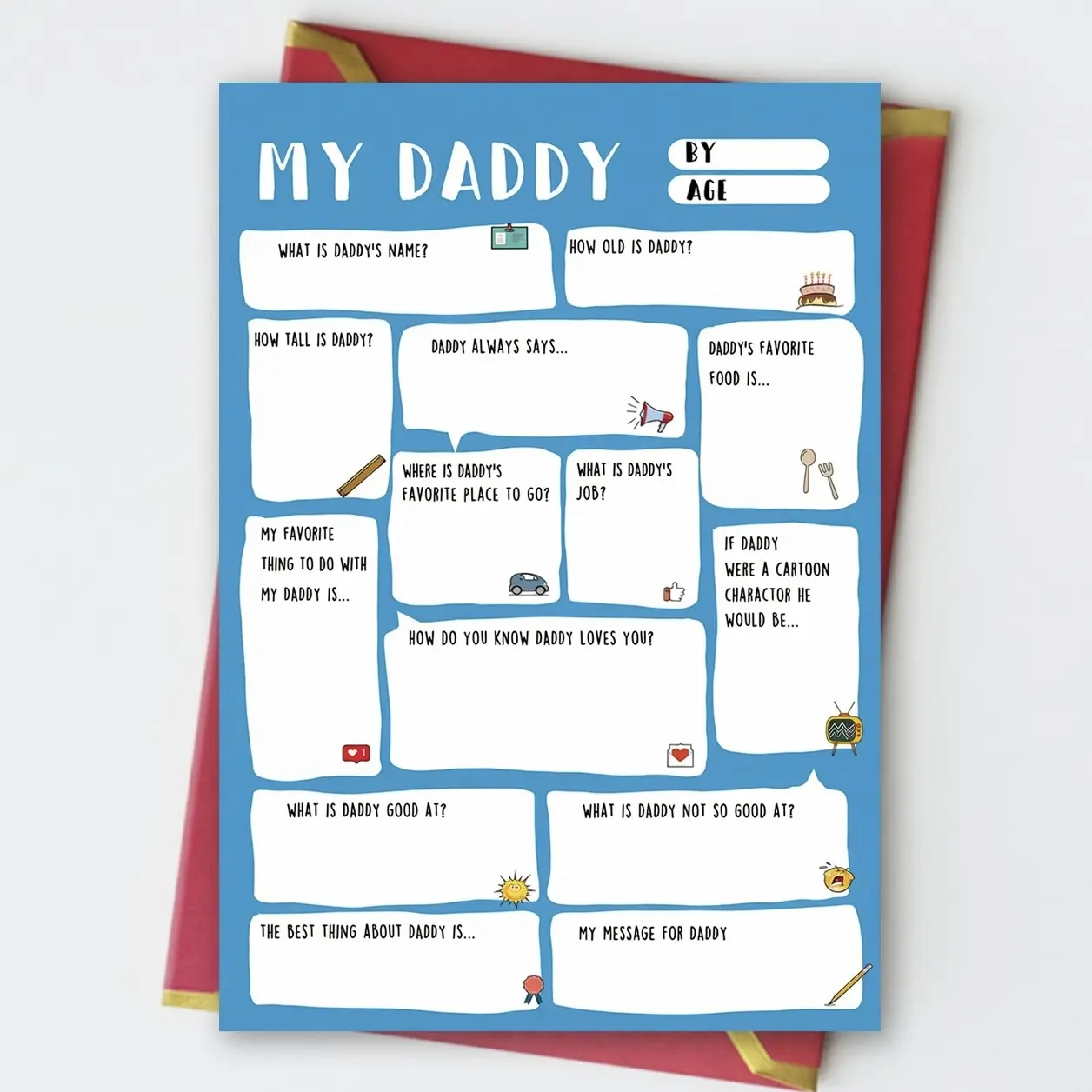 DIY Dad Interview Card