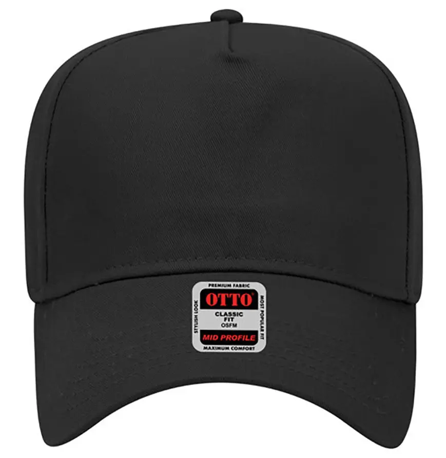 Otto Cap 5-Panel Mid Profile Baseball Cap Otto Cap 5-Panel Mid Profile Baseball Cap
