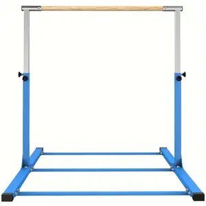 Outdoor&sports Gymnastics Training Bar- Height Adjustable 3' to 5' Horizontal Kip Bar
