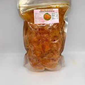 Seasoned Rice Paper Satay Beef Jerky - Bánh Tráng Sate Khô Bò 200g-Ready To Mix, Spicy