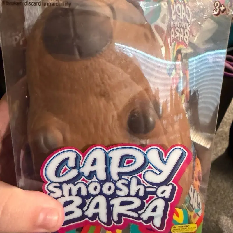 Capy-Smoosh-A-Bara Squeezy **Hard to Find, Rare**