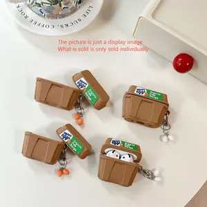 Small Fun Realistic Eggshell Case for AirPods 4th Gen, Pro2, AirPods 3 New 3D Protection, Silicone Cover, Travel Accessory, Minimalist Design, Headphone Storage, Earbuds Gift