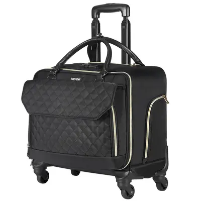 Rolling Laptop Briefcase For Women & Men - Fits Up To 15.6" Laptop, Water-Resistant Carry-On Bag With Wheels For Business Travel