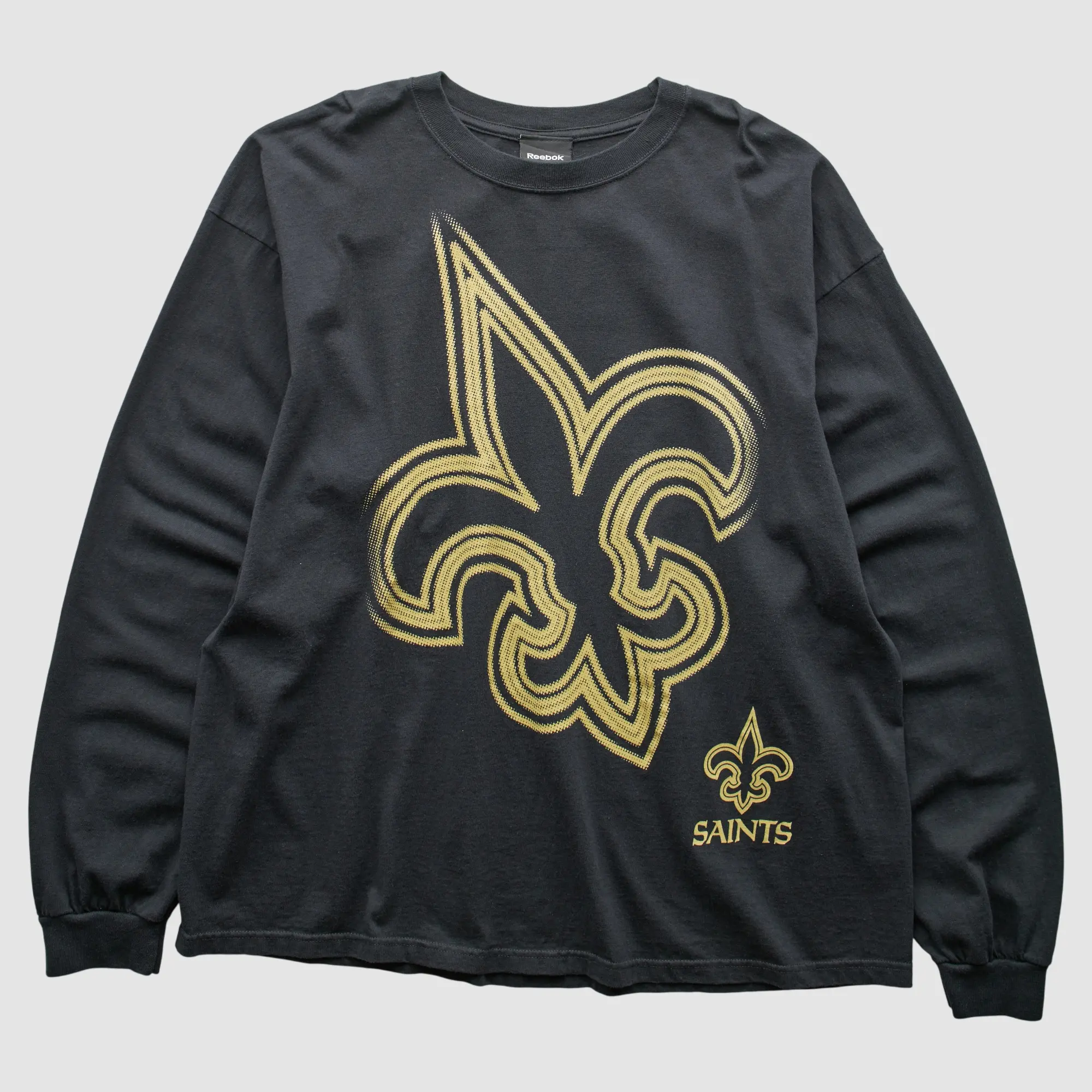New Orleans Saints Reebok 2000s Pullover Sweatshirt - Black - XL