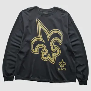 New Orleans Saints Reebok 2000s Pullover Sweatshirt - Black - XL