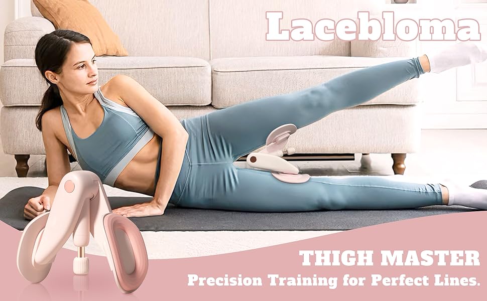 Thigh Master, 15.43-35.27lbs Adjustable Resistance Inner Thigh Exerciser, Pelvic Floor Muscle Exercise Thigh Trainer