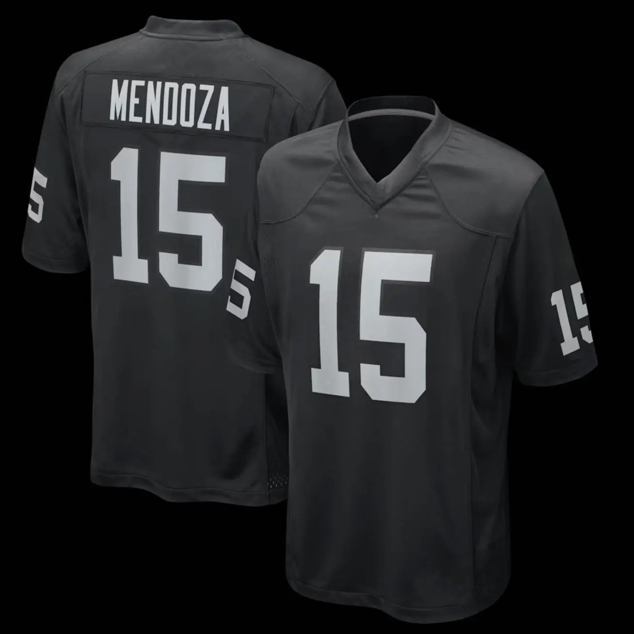 Unisex Football inspired by Mendoza Las Vegas Fashion 2026 Draft First Round Pick No. 1 Team Game Jersey - Black