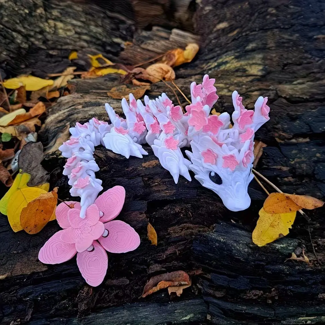 Cute 3D Printed Dragon Figurine, Home Bookshelf Desktop Decoration, Christmas Back-To-School Gift, Adorable Desk Ornament, Decorative Figurines, Decor Figurine Ornaments