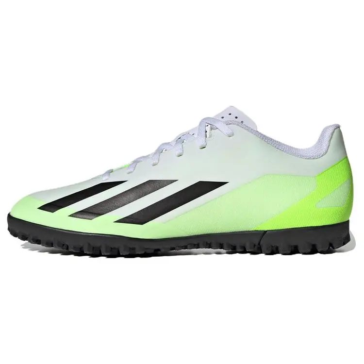 Adidas X Crazyfast.4 Turf Cloud White Core Black Lucid Lemon Soccer Cleats Unisex IE1583