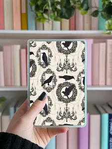 Kindle insert Goth crows , paperwhite, colorsoft, oasis, fire, kobo, basic , scribe, romantasy, fantasy, dark romance, booktok, bookish