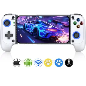 Mobile  Controllers for /Android, Hall Effect Phone Controllers Support Phone Case, Controllers for ,for ,Cloud/Steam Gaming (White)