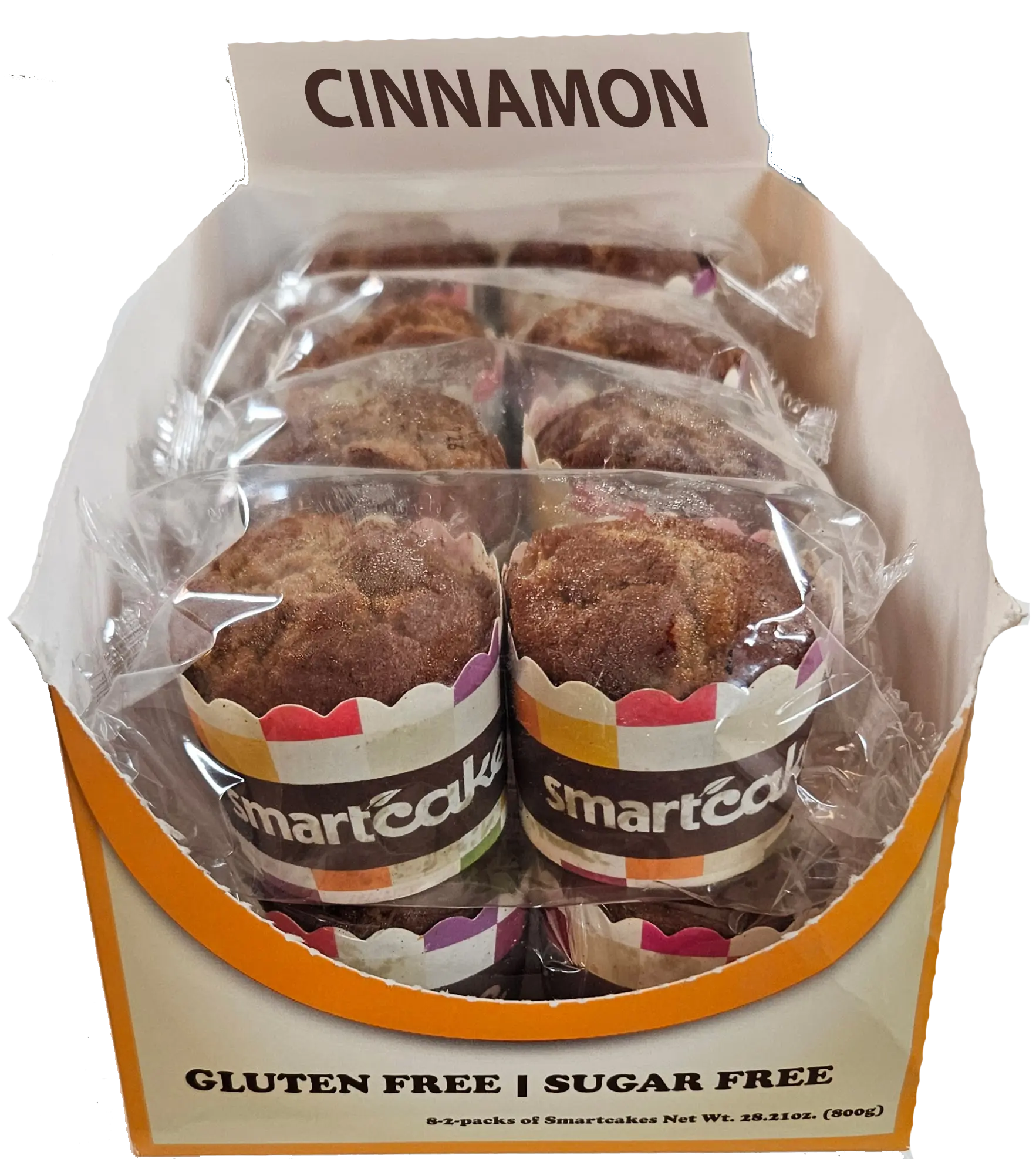 SmartCake Cinnamon 8-pack (16 gluten free snack cakes)