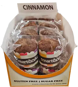 SmartCake Cinnamon 8-pack (16 gluten free snack cakes)