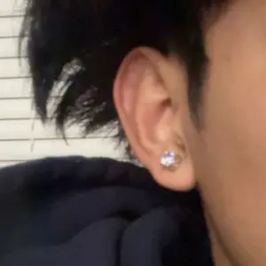 Stainless Steel Stud Earrings 6 MM for Men Women Non Piercing Clip on CZ Earrings`