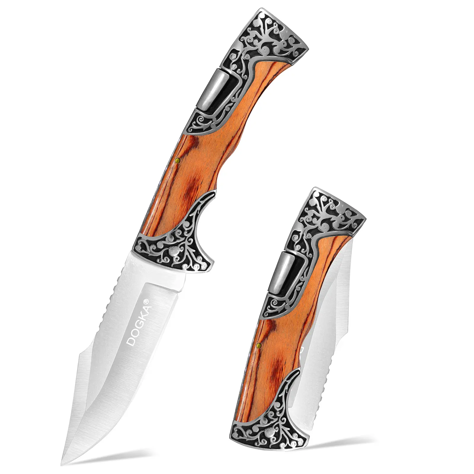 European-Style Engraved Stainless Steel Kitchen Knife - Durable, Sharp Multi-Use Cooking Knife for Home, Camping - Ideal for Cutting Meat, Peeling Produce - Perfect Gift for Friends - Kitchenware, Cooking Knives
