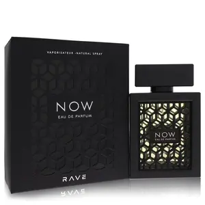 LATTAFA RAVE NOW Black Eau De Parfum Spray 3.4FL.OZ Aroma Floral Fragrance Perfume Unisex Blend  Scent Cologne Cosmetic