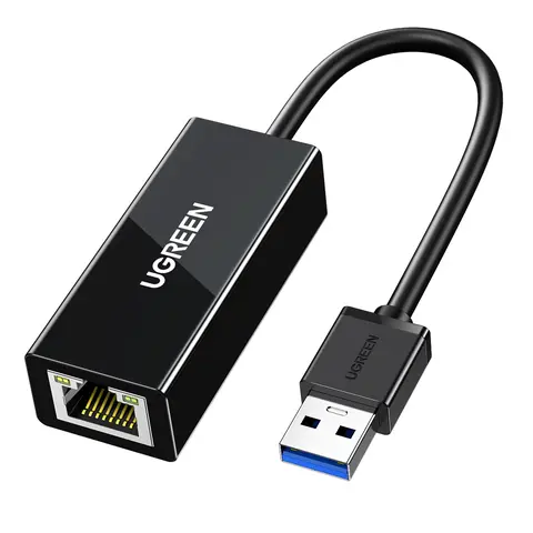 UGREEN USB 3.0 Type-A to Wired Ethernet Converter - 1000Mbps Plug-and-Play Driver-Free RJ45 LAN Dongle for Laptops/PCs, Compatible with Windows, macOS, Linux (TikTok Shop Back to School)
