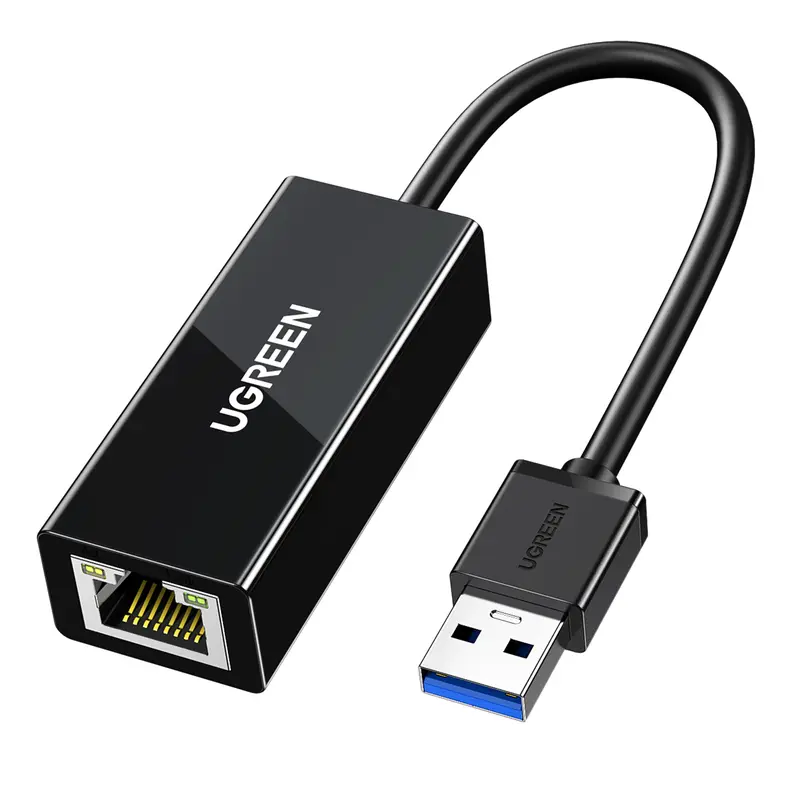 UGREEN USB 3.0 Type-A to Wired Ethernet Converter - 1000Mbps Plug-and-Play Driver-Free RJ45 LAN Dongle for Laptops/PCs, Compatible with Windows, macOS, Linux (TikTok Shop Back to School)