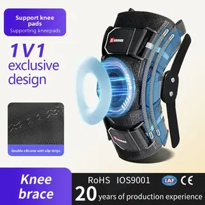 V1 Exclusive Dual Silicone Knee Brace | 6-in-1 Professional Knee Support for Sports & Injury Recovery Compression Protection
