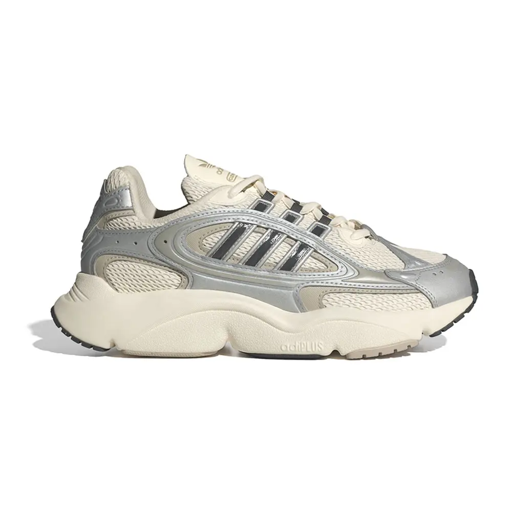 adidas Womens Ozmillen Lace Up Sneakers Shoes Casual - White