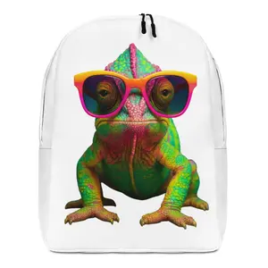 Chameleon Cool All-Over Print Backpack | Minimalist Aesthetic | Unisex