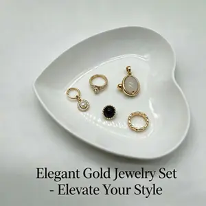 Heart-Shaped Jewelry Tray, Key Organizer, Entryway Desktop Decor, Luxury High-End Makeup Vanity Storage Tray, Elegant Jewelry Holder