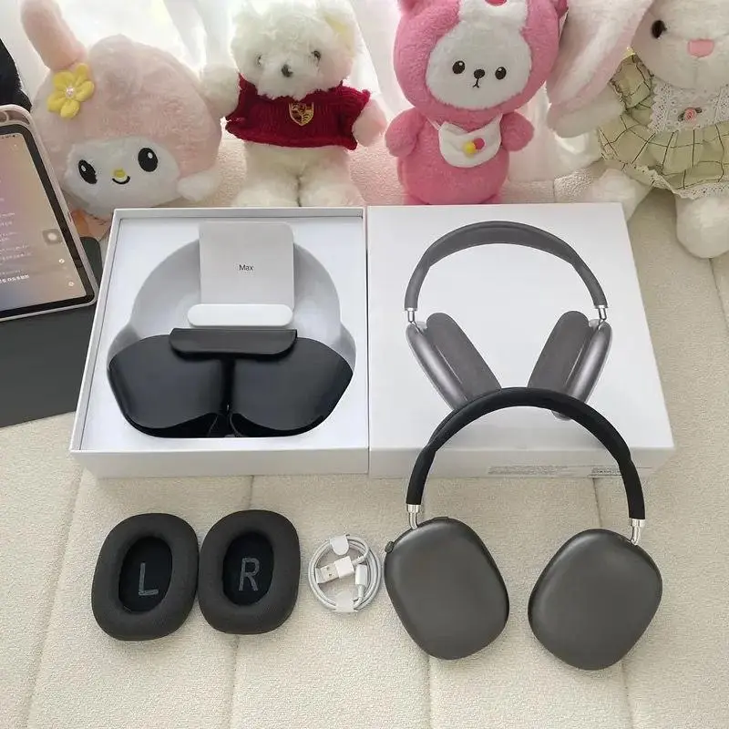 NEW Max Over-Ear Bluetooth Wireless StereoHeadphones - Full-Coverage Earcups, Built-in Microphone,Ultra-Long Standby, Deep Bass, Sports-Ready noisecanceling bluetooth headphones