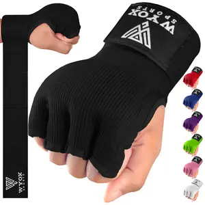WYOX Gel Hand Wraps for Boxing Gloves, Quick 80cm Wrist Wraps, Padded Knuckle Protection Boxing for Men, Women, Youth, Muay Thai, Kickboxing