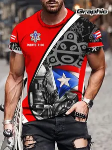 Men's Frog Pattern Printed T-Shirt, Casual Fitted Long Sleeve Top, All Season Wear, Tribal Style Clothing, Aesthetic Tee