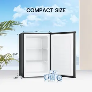 Upstreman mini freezer mini fridge 3.0 Cu.ft Small Mini Freezer Upright with Reversible Door Fast Cooling 5 Thermostat Ice Trays Defrosting Tools for Home Dorm White UP30 Compact Design Efficient Cooling