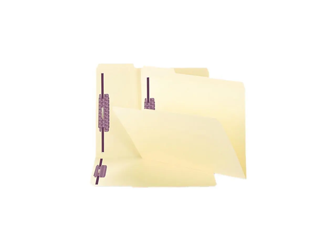 Smead 14555 SafeShield Fastener Folders, Manila, Two Inch Capacity, Letter, 50/Box