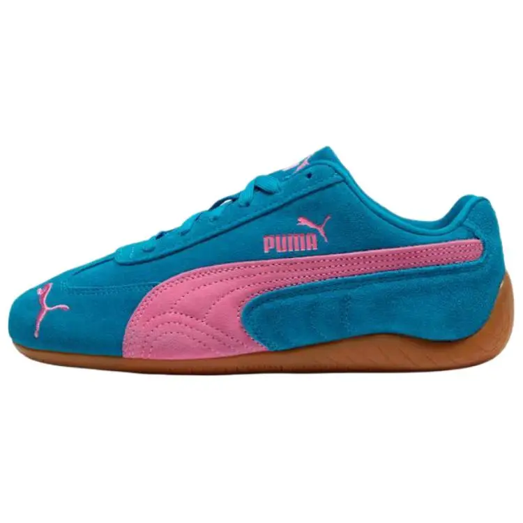 Puma Women's Speedcat OG Athletic Sports Footwear - Tropical Blue & Poised Pink Trainer, Lightweight Breathable Sneaker for Everyday Casual Style, Shoe, Sports Shoes, Rubber