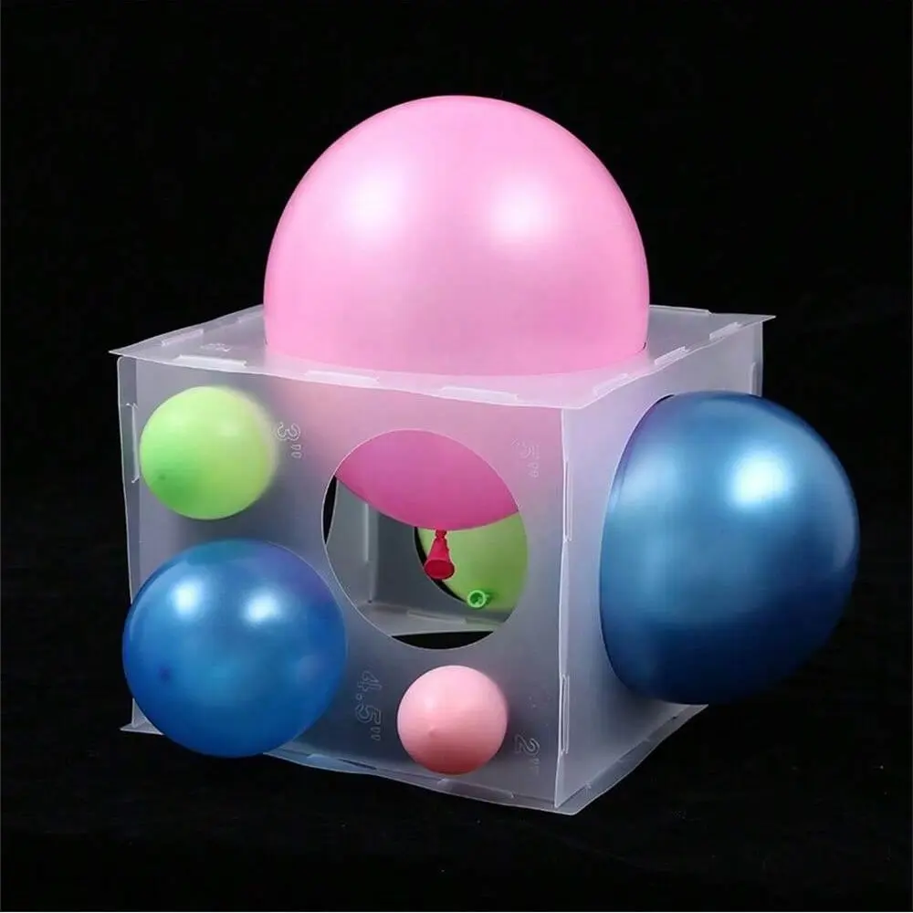 Foldable Balloon Box Set, 11-Hole Balloon Size Chart, Measurement Tool, Arch, Column, Photo Balloons, Party Decorations, Birthday Decor, Balloon Arch Kit, Balloon Party Supplies