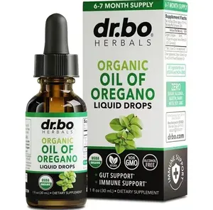Organic Oil of Oregano Liquid Drops - 6-7 Month Supply Pure Vegan Non-GMO Herbal Tincture for Cleansing Detox Immune & Digestive Health 1 oz
