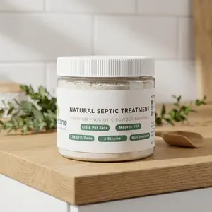 6 Month Supply Natural Septic Treatment Powder - Extend Life Between Pumpouts + Stop Bad Odors, Monthly Septic Tank Care, One Scoop/Month Routine, No Harsh Chemicals, Kid & Pet Safe, Made in USA