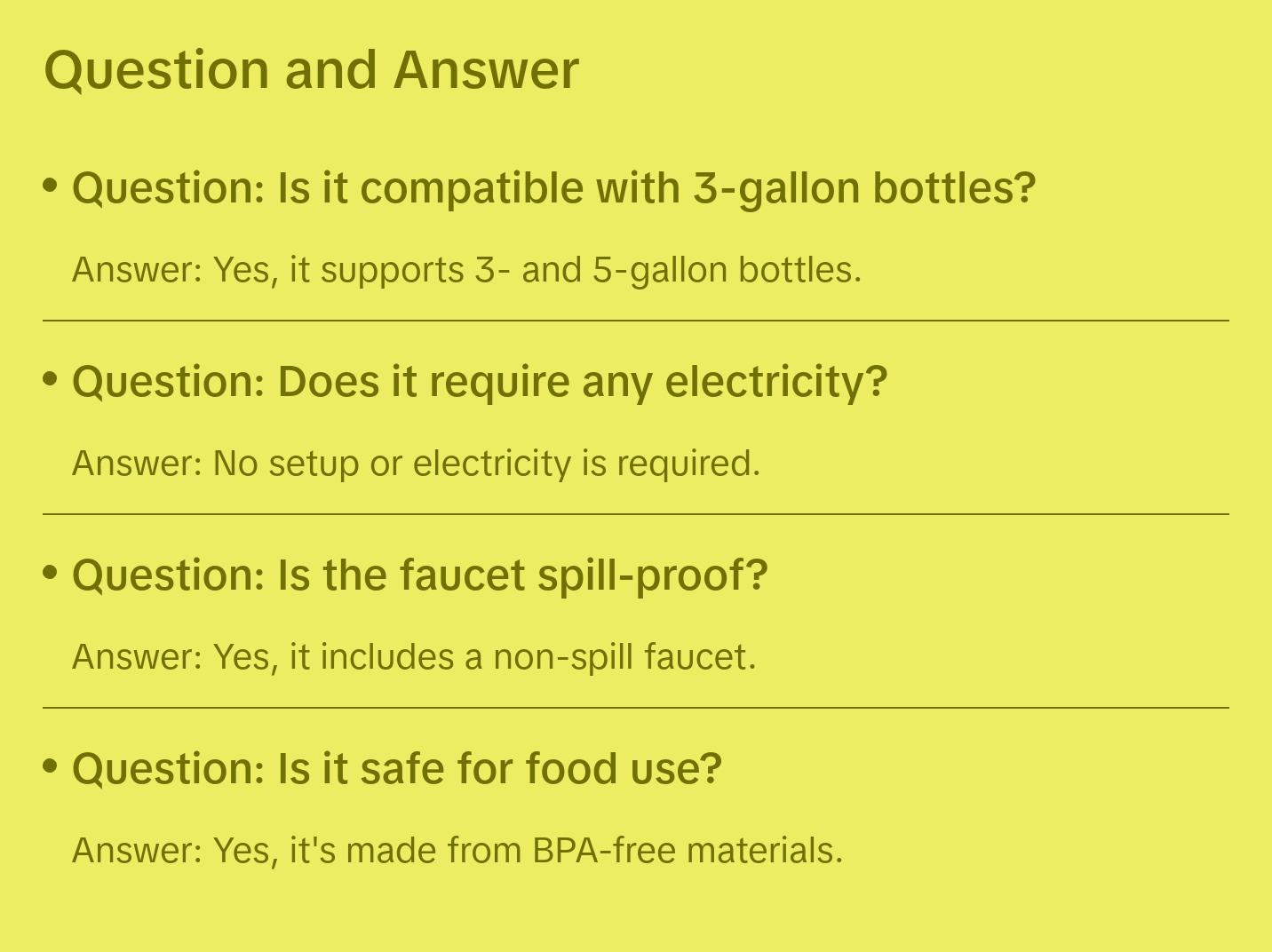 GEO Porcelain Ceramic Crock Water Dispenser w/ Stand – White